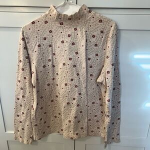 Croft & Barrow Mock Turtleneck XL